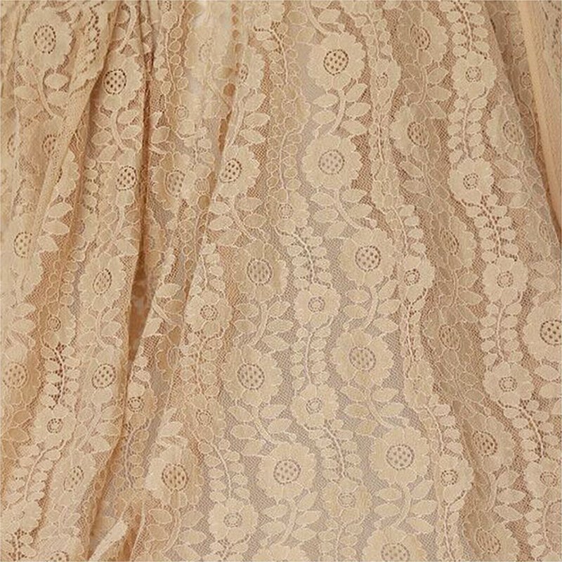 Dress Cutwork Jacquard Nylon Lace Fabric for Women's Wear Wholesale Su 7